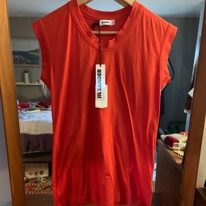 Jil Sander cotton tank top size large